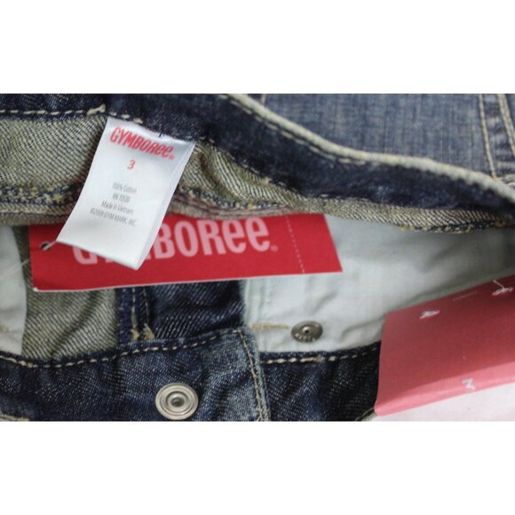 2010 Gymboree Denim Shorts sz 3 Fairy Daisies Flower Popsicle Glamour Multi-Line - Picture 3 of 3